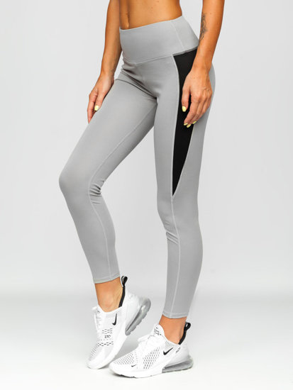 Leggings da donna grigi Bolf YW89006