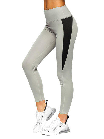 Leggings da donna grigi Bolf YW89006