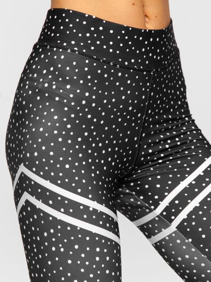 Leggings da donna neri Bolf 0933