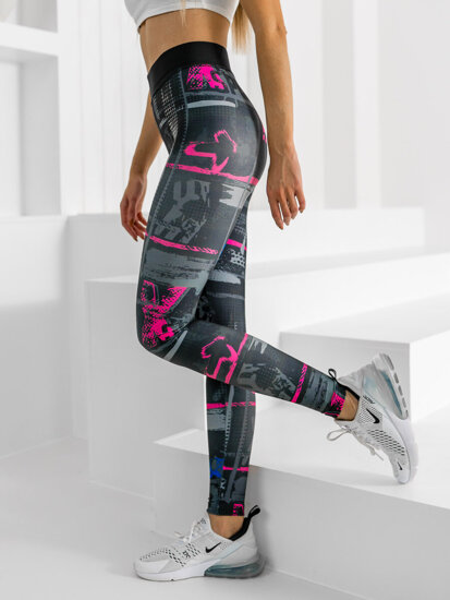 Leggings da donna neri Bolf 20668