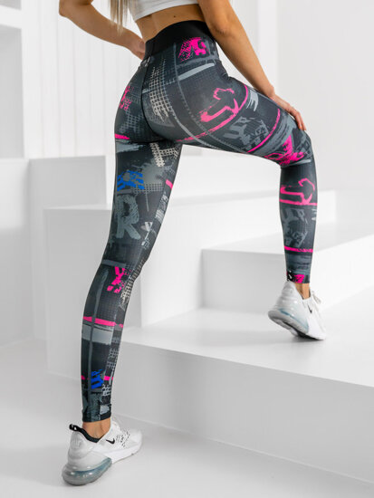 Leggings da donna neri Bolf 20668