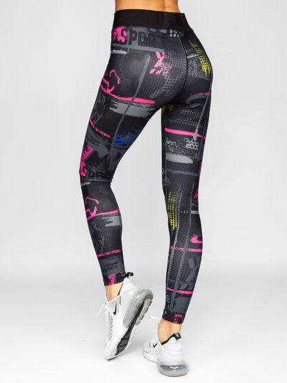 Leggings da donna neri Bolf 20668