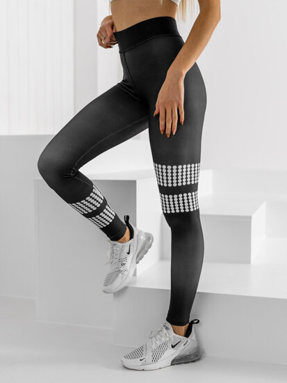 Leggings da donna neri Bolf 20965