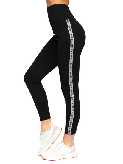 Leggings da donna neri Bolf TS210