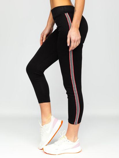 Leggings da donna neri Bolf TS214