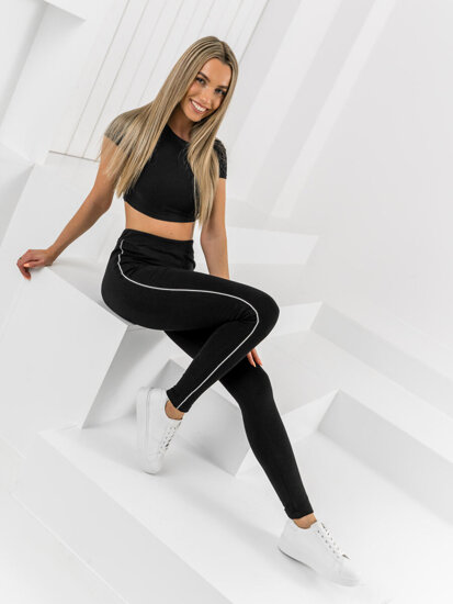 Leggings da donna neri Bolf W6888