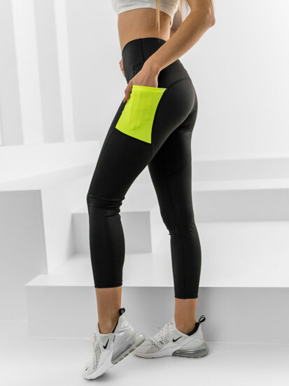 Leggings da donna neri Bolf XL009