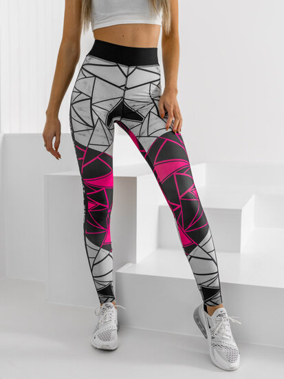 Leggings da donna rosa Bolf 20432