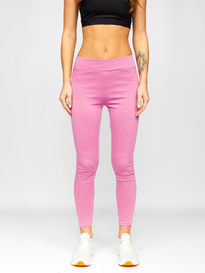 Leggings da donna rosa Bolf YW01058