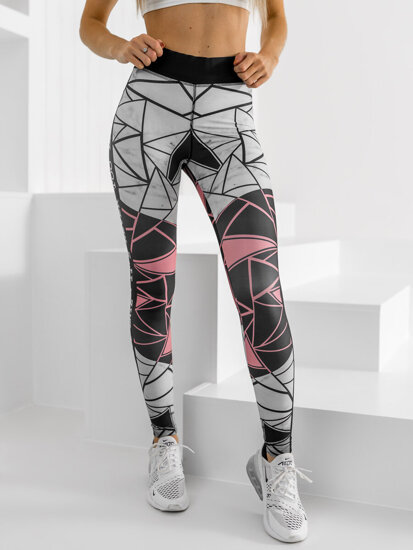 Leggings da donna rosa chiari Bolf 20432