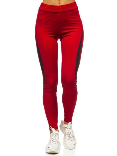 Leggings da donna rossi Bolf Z001