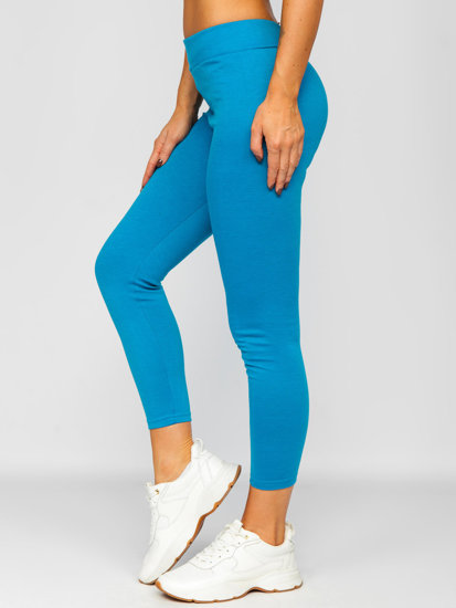 Leggings da donna turchese Bolf YW01001