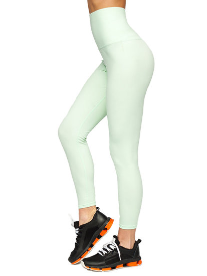 Leggings da donna verde menta Bolf HH040