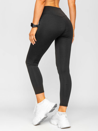 Leggings push up da donna nero Bolf L718