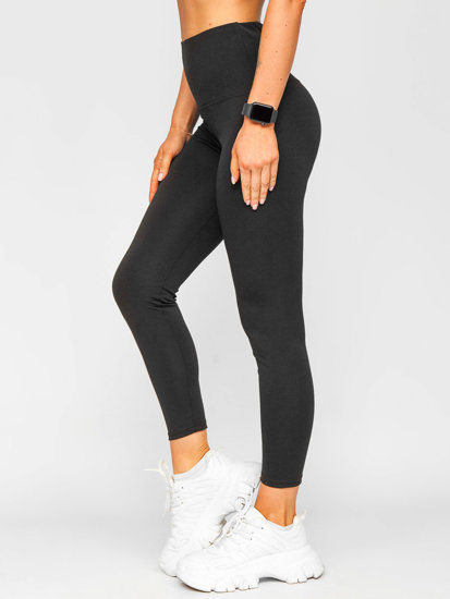 Leggings push up da donna nero Bolf L720