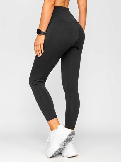 Leggings push up da donna nero Bolf L720