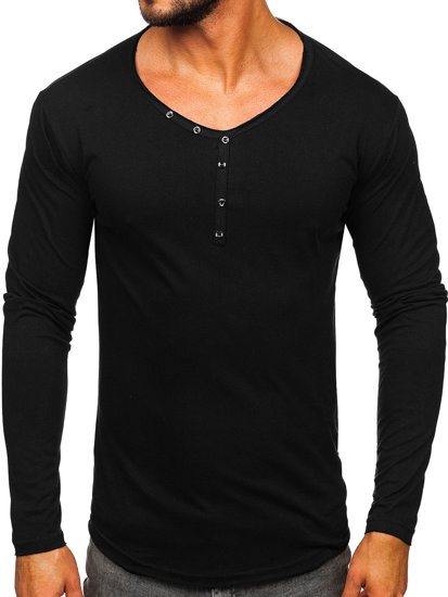 Longsleeve da uomo nera Bolf 5059A