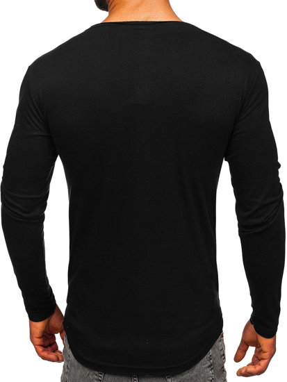 Longsleeve da uomo nera Bolf 5059A