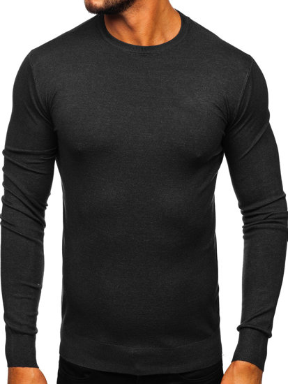 Maglione basic da uomo grafite Bolf YY01