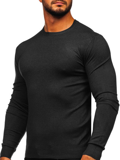 Maglione basic da uomo grafite Bolf YY01