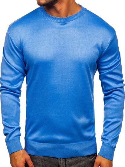 Maglione da uomo azzurro Bolf GFC01