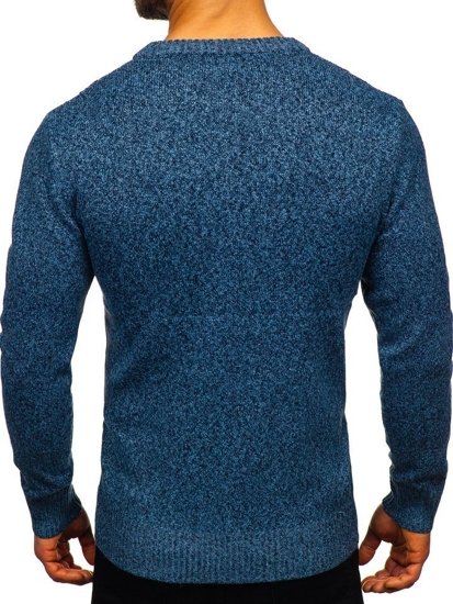 Maglione da uomo azzurro Bolf H1937