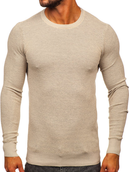 Maglione da uomo beige Bolf W2-20124