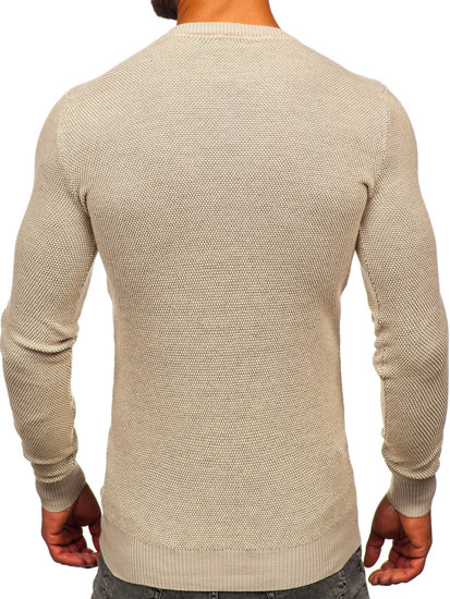 Maglione da uomo beige Bolf W2-20124