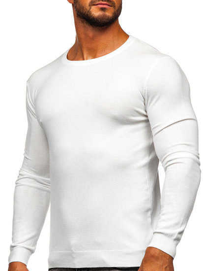 Maglione da uomo bianco Bolf MMB602