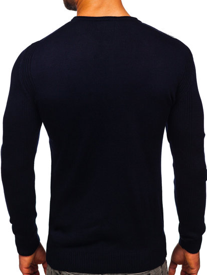 Maglione da uomo blu Bolf 1020