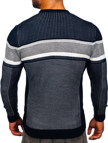 Maglione da uomo blu Bolf 2510