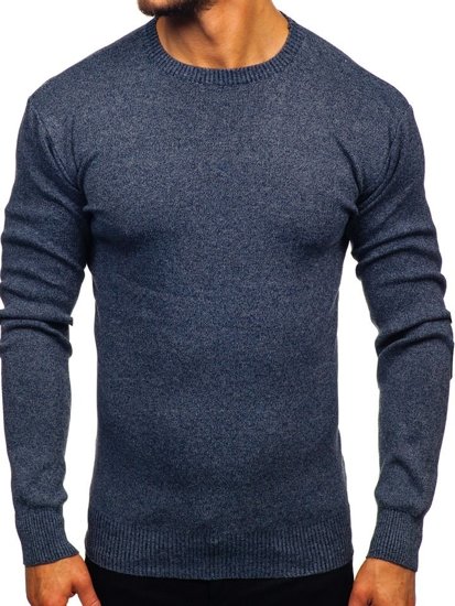 Maglione da uomo blu Bolf 8364