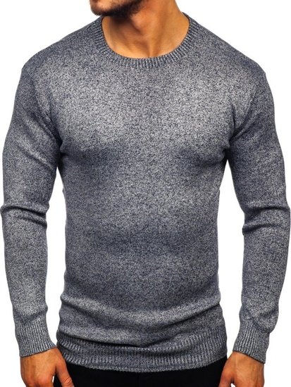 Maglione da uomo blu Bolf 8529