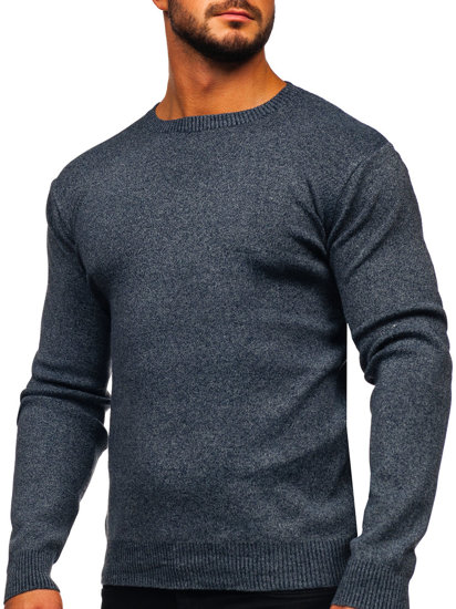 Maglione da uomo blu Bolf S8165