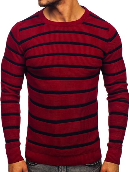 Maglione da uomo bordò Bolf 4356