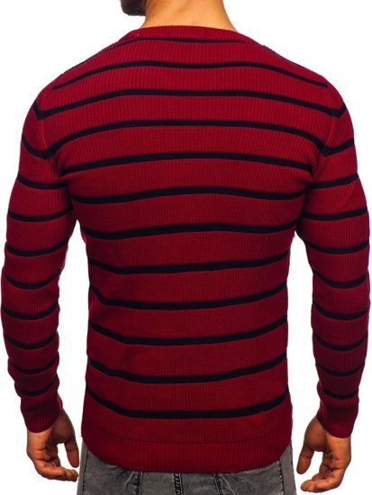 Maglione da uomo bordò Bolf 4356