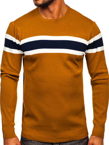 Maglione da uomo cammello Bolf H2108