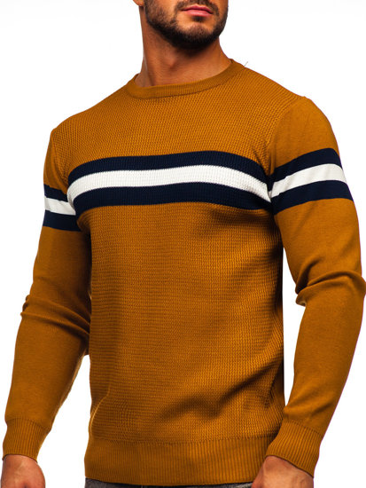 Maglione da uomo cammello Bolf H2113