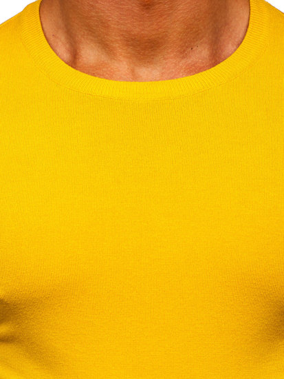 Maglione da uomo giallo Bolf MMB602