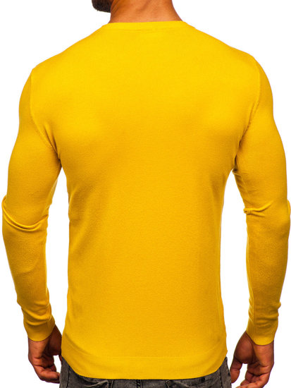 Maglione da uomo giallo Bolf MMB602