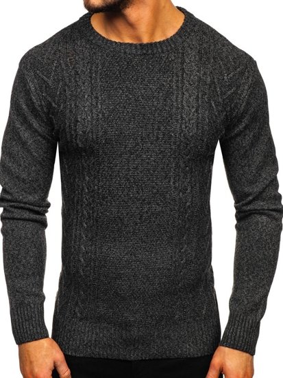 Maglione da uomo grafite Bolf H1937