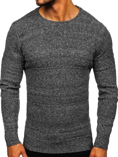 Maglione da uomo grigio Bolf H1926