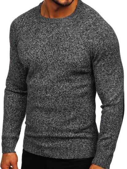 Maglione da uomo grigio Bolf H1929