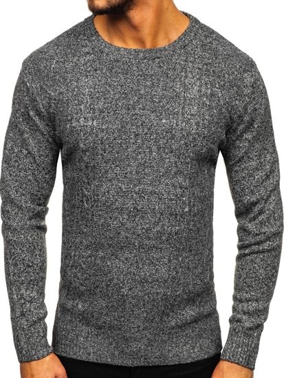 Maglione da uomo grigio Bolf H1937