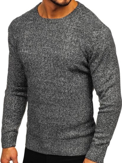 Maglione da uomo grigio Bolf H1937