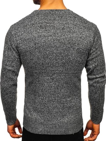 Maglione da uomo grigio Bolf H1937