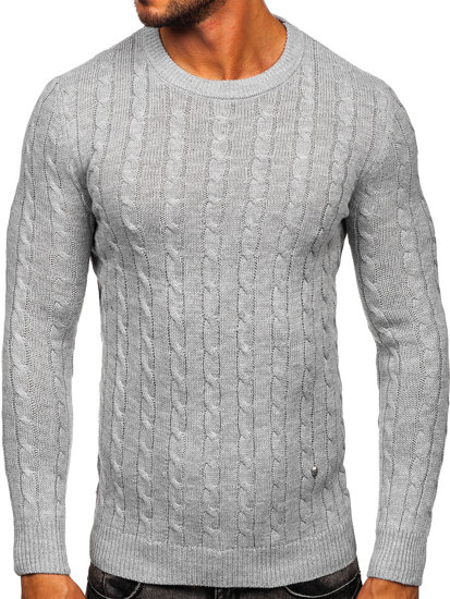 Maglione da uomo grigio Bolf MM6021