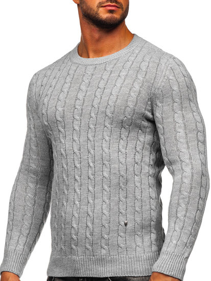 Maglione da uomo grigio Bolf MM6021