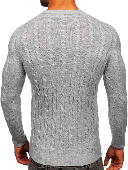 Maglione da uomo grigio Bolf MM6021