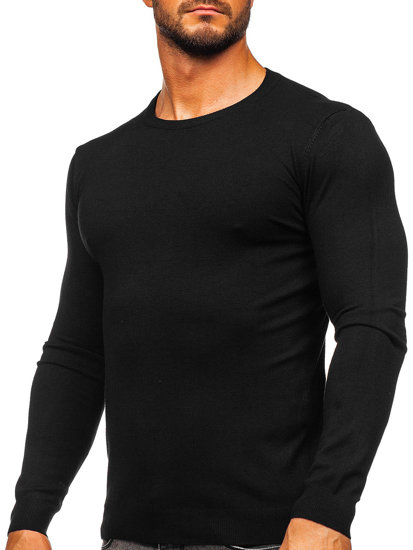 Maglione da uomo nero Bolf MMB602